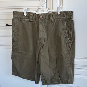 Hollister Olive Cargo Shorts for Men